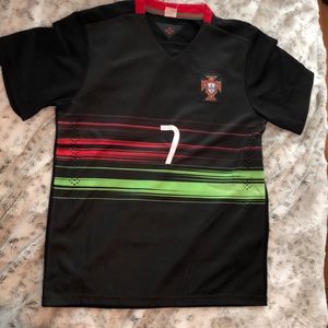 The coolest black Ronaldo jersey
